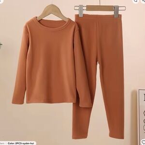 New 2-Piece Children's Thermal Underwear Suit 2-3